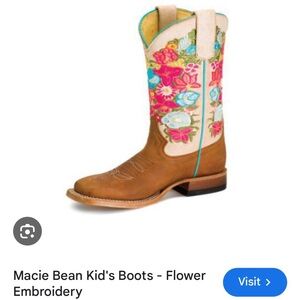 Macie Bean Floral Embroidered Cowboy Boots
